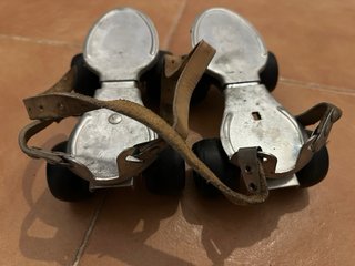 Pattini vintage a rotelle