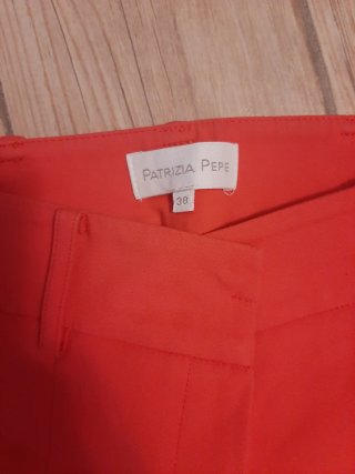 Patrizia Pepe completo pantalone rosso corallo