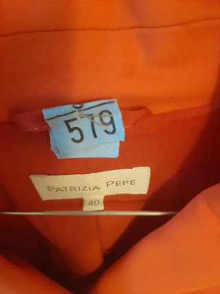 Patrizia Pepe completo pantalone rosso corallo