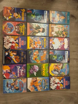 Lote Películas Disney VHS