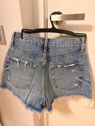 Pantalón corto vaquero Zara desgastado Talla XS