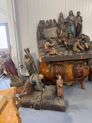Retablo madera religioso