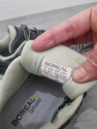Zapatillas Boreal Trail Running Negro/Gris