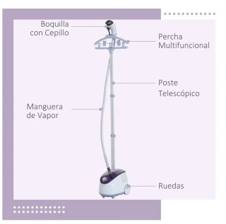 Plancha de vapor 1,8L