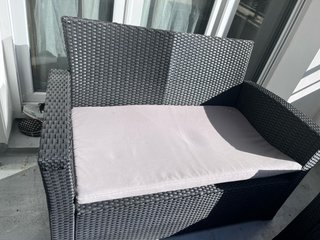 Conjunto Muebles Terraza Ratán Negro