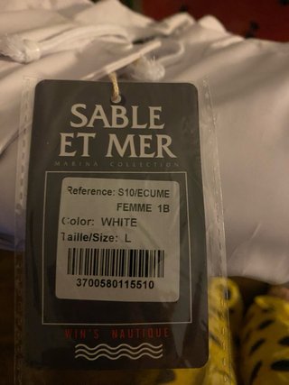 2 impermeable Sable et Mer Talla L y M