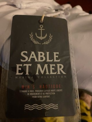 2 impermeable Sable et Mer Talla L y M