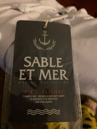 2 impermeable Sable et Mer Talla L y M