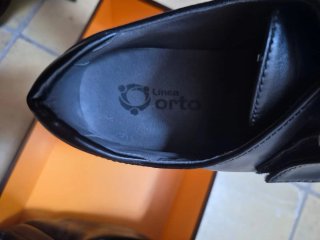 Zapatos ortopédicos negros talla 40