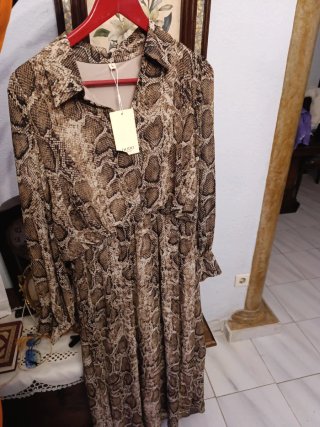 Vestido DODO Talla L Animal Print
