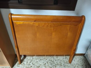 Cabecero de cama de madera 90 cm