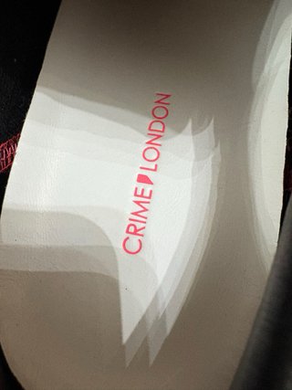 Scarpe CRIME LONDON donna nere e argento