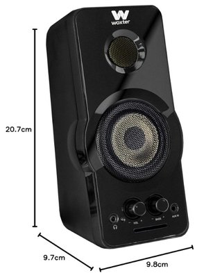 Altavoces Woxter Big Bass 95 Negros