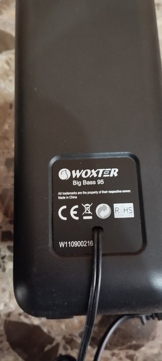 Altavoces Woxter Big Bass 95 Negros