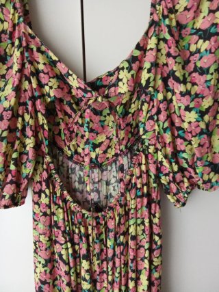 Vestido mini Babydoll Bershka