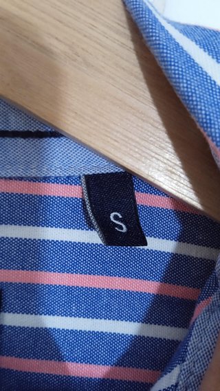 Camisa Springfield Rayas Azul Rosa