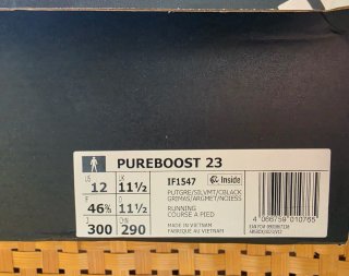 Adidas Pureboost 23 Zapatilla Running Beige/Negro