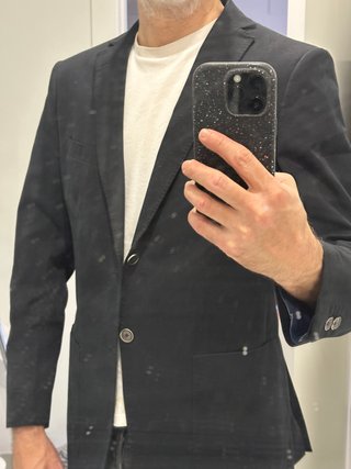 Americana de verano azul Talla 48