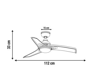 Ventilador de techo InspireAruba plus LEROY MERLIN