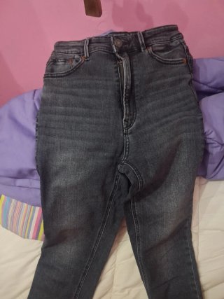 Pantalones cargo negros para chica