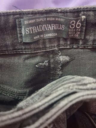 Pantalones cargo negros para chica