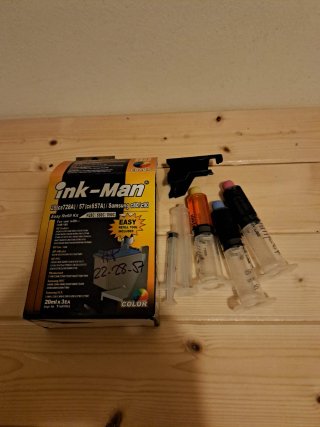 Tinta Color Ink-Man para cartuchos impresora