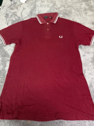 Polo Fred Perry Rosso Uomo Taglia M