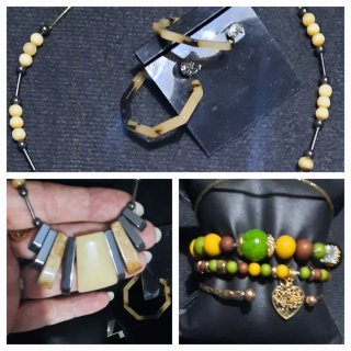 Conjunto de bisutería artesanal