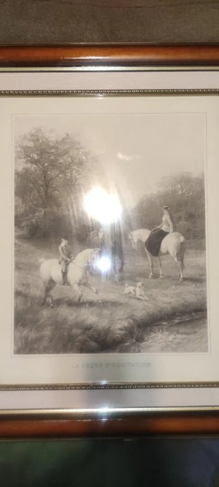 Cuadro La Leçon D'Équitation