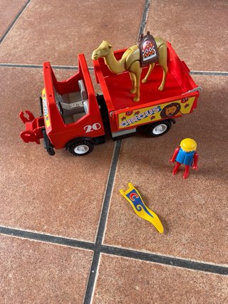 Lote Camión Circo Playmobil con Camello