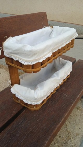 Estantería jardinera rústica vintage madera maciza