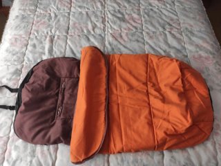 Saco para silla de paseo naranja