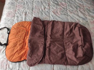 Saco para silla de paseo naranja