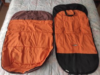 Saco para silla de paseo naranja