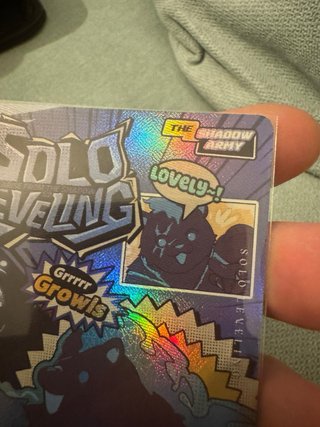 Carta Solo Leveling Ice Bear Tank