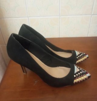 Zapatos negros preciosos ,N 41
