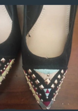Zapatos negros preciosos ,N 41