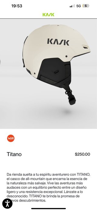 Casco KASK Beige