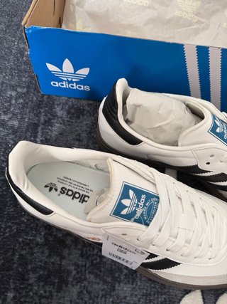 Adidas Samba Blancas y Negras Talla 40