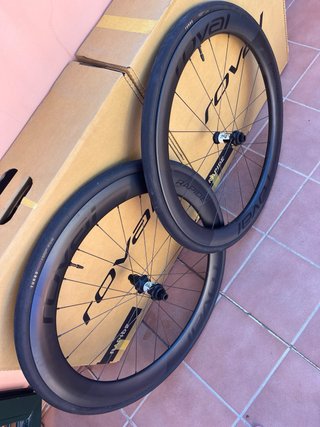 Ruedas roval rapide carbono bici carretera disco