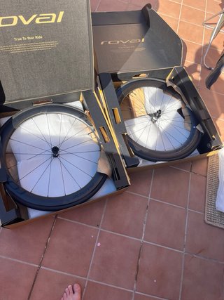 Ruedas roval rapide carbono bici carretera disco
