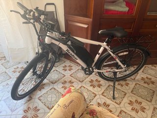 Bicicleta Eléctrica Ebike con Maleta Amarilla