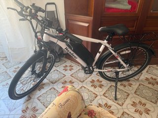 Bicicleta Eléctrica Ebike con Maleta Amarilla