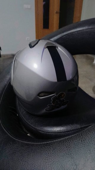 Casco modular gris talla L