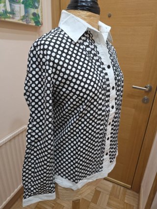 Blusa de Algodón con Lunares