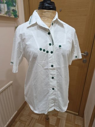 Blusa de Algodón con Lunares