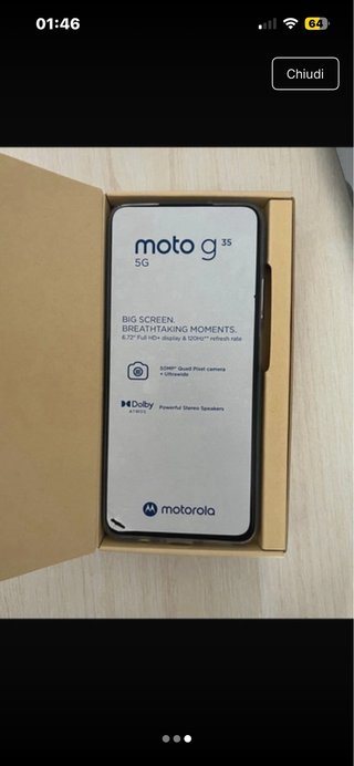 2x Motorola Moto G35 5G 128GB (1 sigillato)