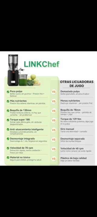 Licuadora Zumos Naturales