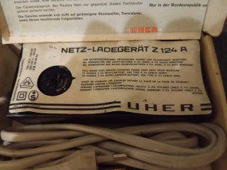 Cargador UHER Z124A Vintage