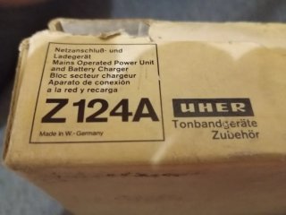 Cargador UHER Z124A Vintage